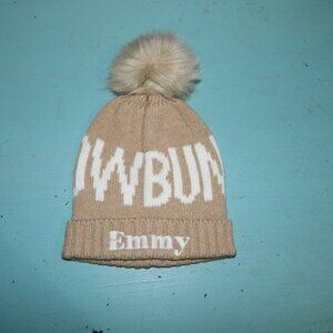 Mark & Graham Baby Snowbunny Cashmere Blend PomPom Hat "EMMY" (K-24)